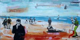 At the Beach with Batman and Robin Again