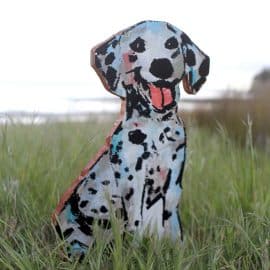 Dalmation Puppy dog sculpture by Christian Nicolson