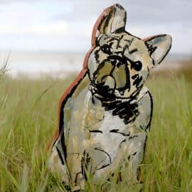 French Bulldog sculpture by Christian Nicolson