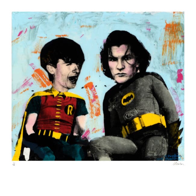 Batman and the Boy Wonder Art Print