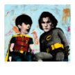 Batman and the Boy Wonder Art Print