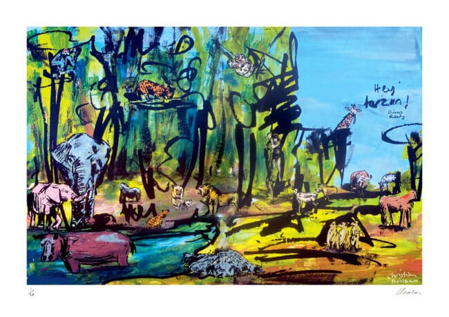 Hey Tarzan Art Print