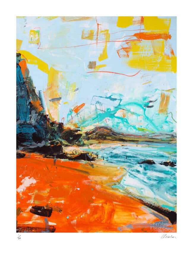 Hot Water Sunset Art Print