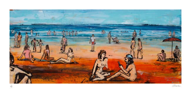 Nude Beach Art Print