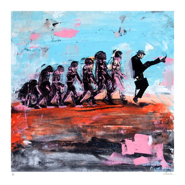 Silly Walk Art Print