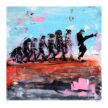 Silly Walk Art Print
