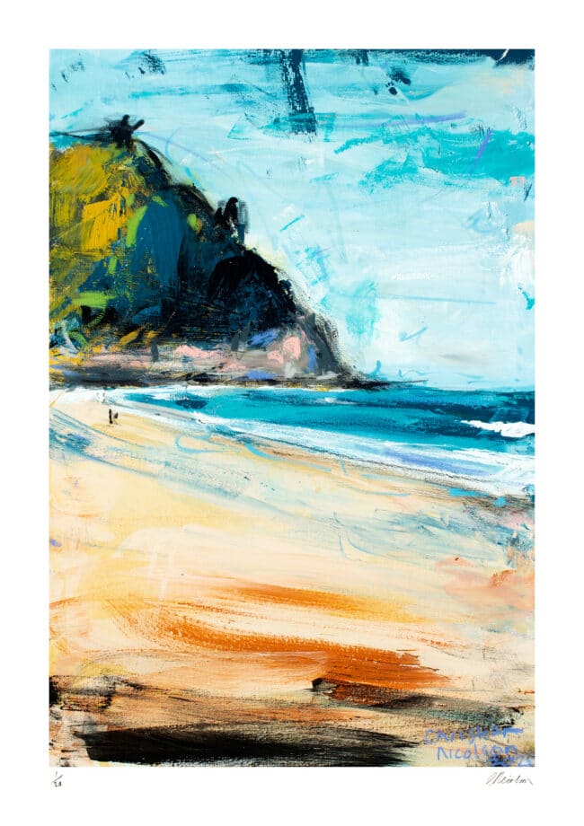 Waipatiki Beach Art Print