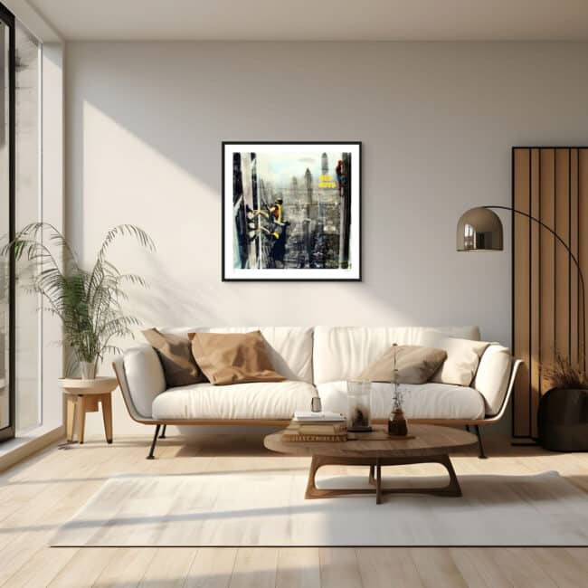Hey Batman / Hey Spidey Art Print Hey Batman / Hey Spidey Art Print